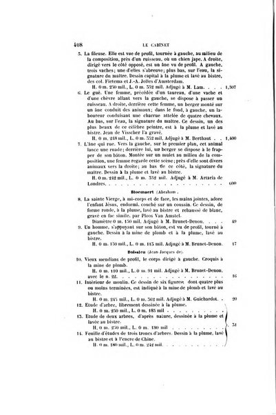 Le cabinet de l'amateur et de l'antiquaire revue des tableaux et des estampes anciennes, des objets d'art, d'antiquite et de curiosite