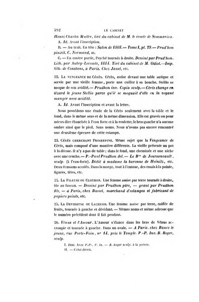 Le cabinet de l'amateur et de l'antiquaire revue des tableaux et des estampes anciennes, des objets d'art, d'antiquite et de curiosite