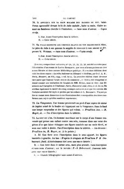 Le cabinet de l'amateur et de l'antiquaire revue des tableaux et des estampes anciennes, des objets d'art, d'antiquite et de curiosite