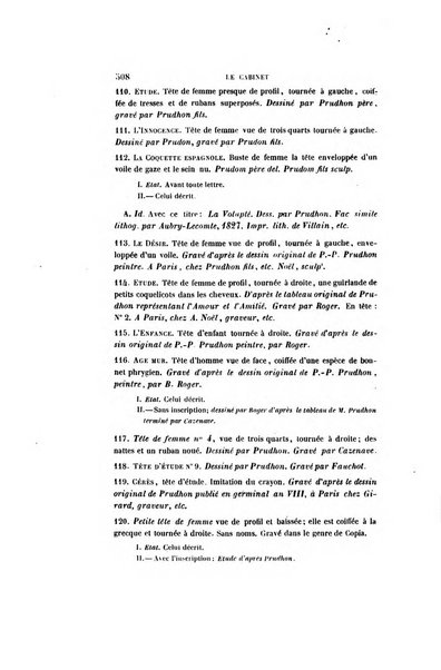 Le cabinet de l'amateur et de l'antiquaire revue des tableaux et des estampes anciennes, des objets d'art, d'antiquite et de curiosite