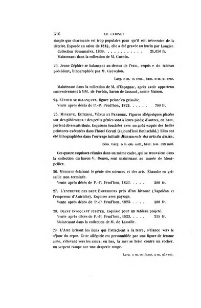 Le cabinet de l'amateur et de l'antiquaire revue des tableaux et des estampes anciennes, des objets d'art, d'antiquite et de curiosite