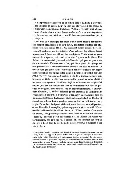 Le cabinet de l'amateur et de l'antiquaire revue des tableaux et des estampes anciennes, des objets d'art, d'antiquite et de curiosite