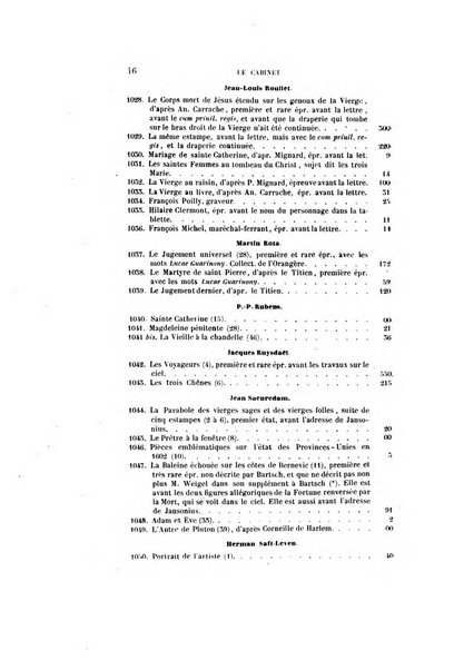 Le cabinet de l'amateur et de l'antiquaire revue des tableaux et des estampes anciennes, des objets d'art, d'antiquite et de curiosite