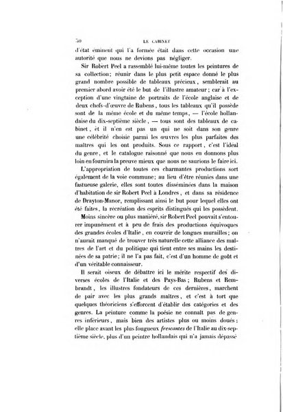 Le cabinet de l'amateur et de l'antiquaire revue des tableaux et des estampes anciennes, des objets d'art, d'antiquite et de curiosite