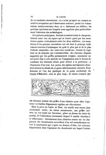 Le cabinet de l'amateur et de l'antiquaire revue des tableaux et des estampes anciennes, des objets d'art, d'antiquite et de curiosite