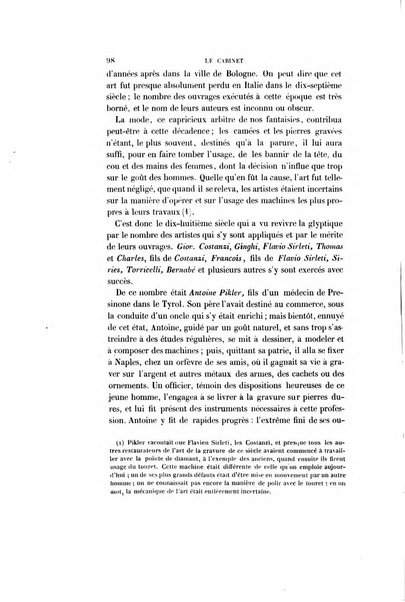 Le cabinet de l'amateur et de l'antiquaire revue des tableaux et des estampes anciennes, des objets d'art, d'antiquite et de curiosite