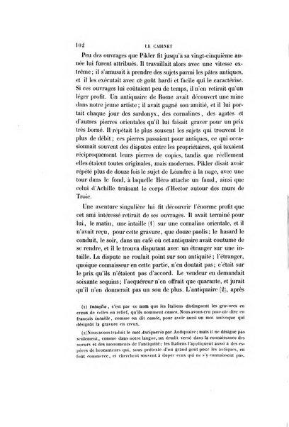 Le cabinet de l'amateur et de l'antiquaire revue des tableaux et des estampes anciennes, des objets d'art, d'antiquite et de curiosite