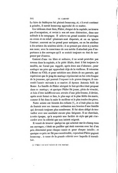 Le cabinet de l'amateur et de l'antiquaire revue des tableaux et des estampes anciennes, des objets d'art, d'antiquite et de curiosite