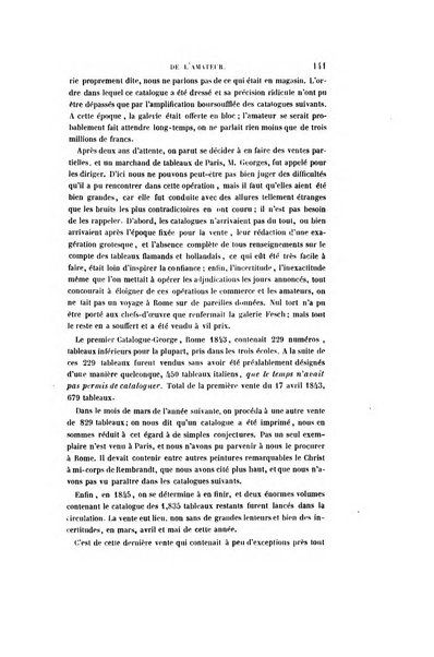 Le cabinet de l'amateur et de l'antiquaire revue des tableaux et des estampes anciennes, des objets d'art, d'antiquite et de curiosite