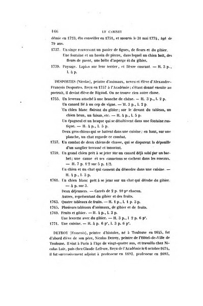 Le cabinet de l'amateur et de l'antiquaire revue des tableaux et des estampes anciennes, des objets d'art, d'antiquite et de curiosite