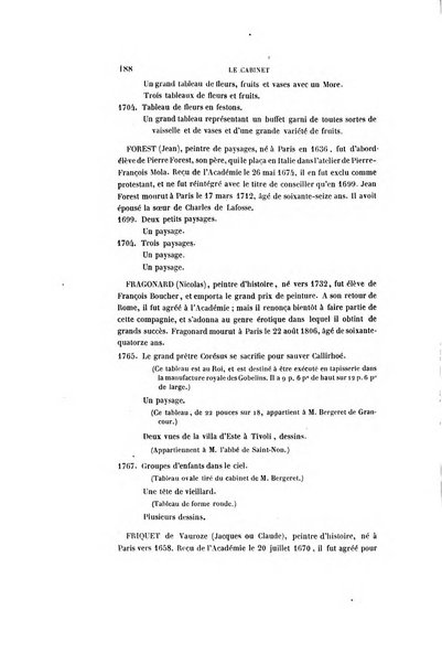 Le cabinet de l'amateur et de l'antiquaire revue des tableaux et des estampes anciennes, des objets d'art, d'antiquite et de curiosite