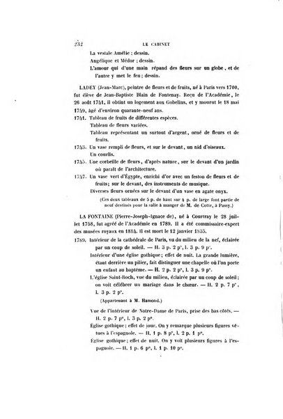 Le cabinet de l'amateur et de l'antiquaire revue des tableaux et des estampes anciennes, des objets d'art, d'antiquite et de curiosite