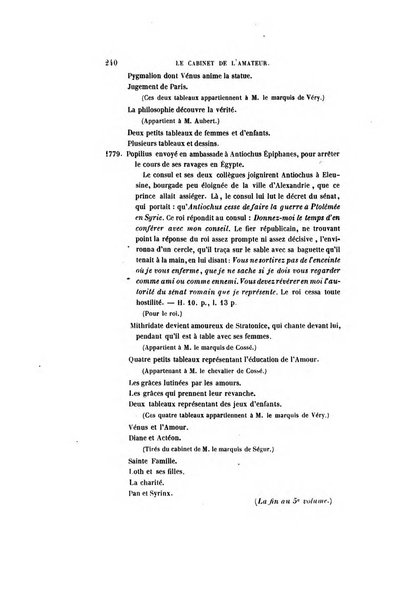 Le cabinet de l'amateur et de l'antiquaire revue des tableaux et des estampes anciennes, des objets d'art, d'antiquite et de curiosite