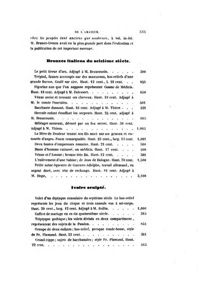 Le cabinet de l'amateur et de l'antiquaire revue des tableaux et des estampes anciennes, des objets d'art, d'antiquite et de curiosite