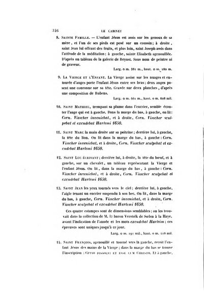 Le cabinet de l'amateur et de l'antiquaire revue des tableaux et des estampes anciennes, des objets d'art, d'antiquite et de curiosite