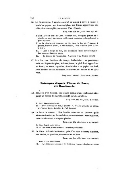 Le cabinet de l'amateur et de l'antiquaire revue des tableaux et des estampes anciennes, des objets d'art, d'antiquite et de curiosite