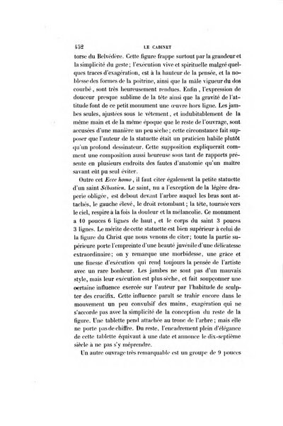 Le cabinet de l'amateur et de l'antiquaire revue des tableaux et des estampes anciennes, des objets d'art, d'antiquite et de curiosite