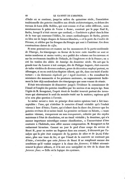 Le cabinet de l'amateur et de l'antiquaire revue des tableaux et des estampes anciennes, des objets d'art, d'antiquite et de curiosite