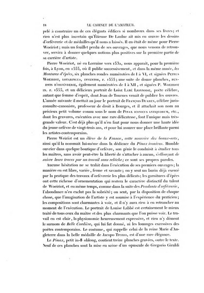 Le cabinet de l'amateur et de l'antiquaire revue des tableaux et des estampes anciennes, des objets d'art, d'antiquite et de curiosite