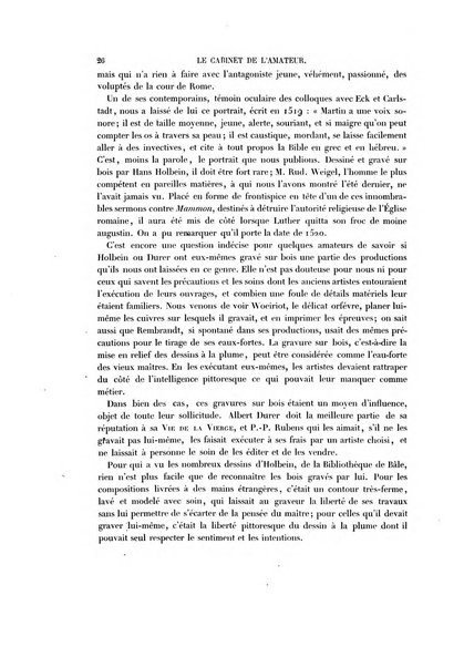 Le cabinet de l'amateur et de l'antiquaire revue des tableaux et des estampes anciennes, des objets d'art, d'antiquite et de curiosite