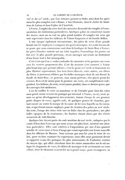 Le cabinet de l'amateur et de l'antiquaire revue des tableaux et des estampes anciennes, des objets d'art, d'antiquite et de curiosite