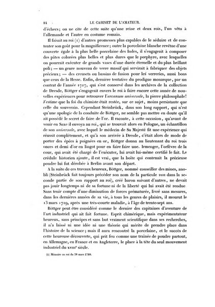 Le cabinet de l'amateur et de l'antiquaire revue des tableaux et des estampes anciennes, des objets d'art, d'antiquite et de curiosite