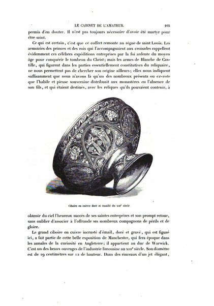 Le cabinet de l'amateur et de l'antiquaire revue des tableaux et des estampes anciennes, des objets d'art, d'antiquite et de curiosite