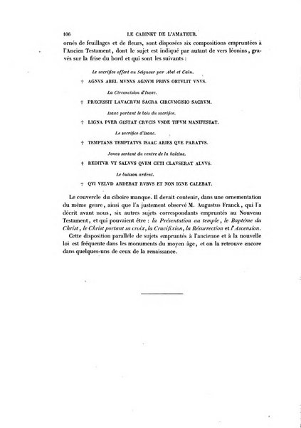 Le cabinet de l'amateur et de l'antiquaire revue des tableaux et des estampes anciennes, des objets d'art, d'antiquite et de curiosite