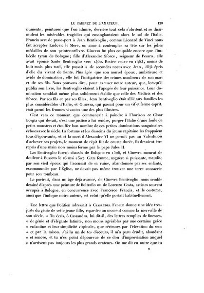 Le cabinet de l'amateur et de l'antiquaire revue des tableaux et des estampes anciennes, des objets d'art, d'antiquite et de curiosite