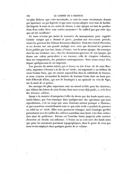 Le cabinet de l'amateur et de l'antiquaire revue des tableaux et des estampes anciennes, des objets d'art, d'antiquite et de curiosite