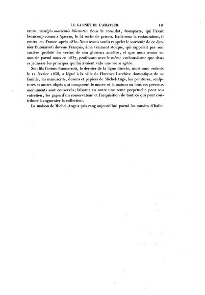 Le cabinet de l'amateur et de l'antiquaire revue des tableaux et des estampes anciennes, des objets d'art, d'antiquite et de curiosite