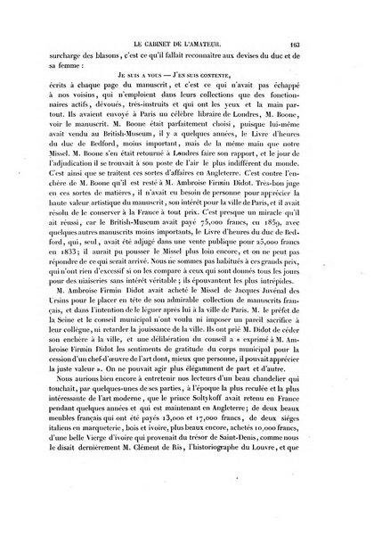 Le cabinet de l'amateur et de l'antiquaire revue des tableaux et des estampes anciennes, des objets d'art, d'antiquite et de curiosite