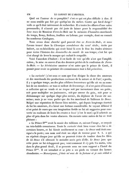 Le cabinet de l'amateur et de l'antiquaire revue des tableaux et des estampes anciennes, des objets d'art, d'antiquite et de curiosite