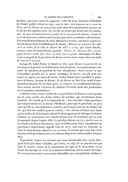 Le cabinet de l'amateur et de l'antiquaire revue des tableaux et des estampes anciennes, des objets d'art, d'antiquite et de curiosite