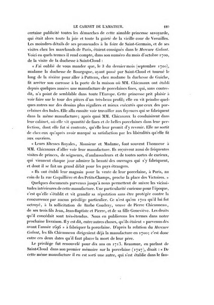 Le cabinet de l'amateur et de l'antiquaire revue des tableaux et des estampes anciennes, des objets d'art, d'antiquite et de curiosite