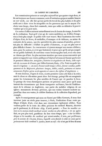 Le cabinet de l'amateur et de l'antiquaire revue des tableaux et des estampes anciennes, des objets d'art, d'antiquite et de curiosite