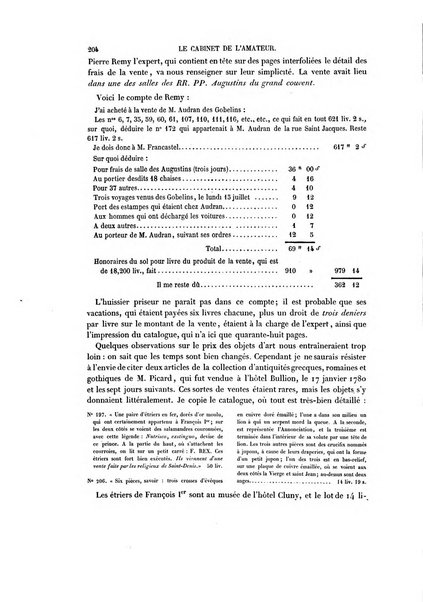 Le cabinet de l'amateur et de l'antiquaire revue des tableaux et des estampes anciennes, des objets d'art, d'antiquite et de curiosite