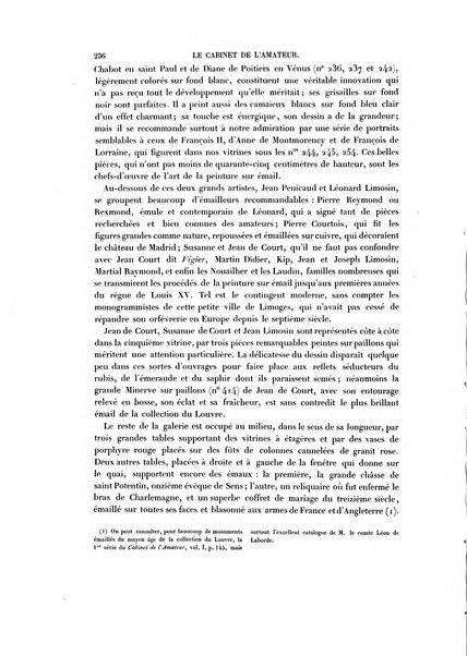 Le cabinet de l'amateur et de l'antiquaire revue des tableaux et des estampes anciennes, des objets d'art, d'antiquite et de curiosite