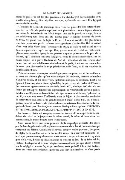 Le cabinet de l'amateur et de l'antiquaire revue des tableaux et des estampes anciennes, des objets d'art, d'antiquite et de curiosite