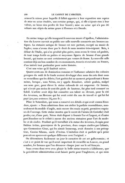 Le cabinet de l'amateur et de l'antiquaire revue des tableaux et des estampes anciennes, des objets d'art, d'antiquite et de curiosite