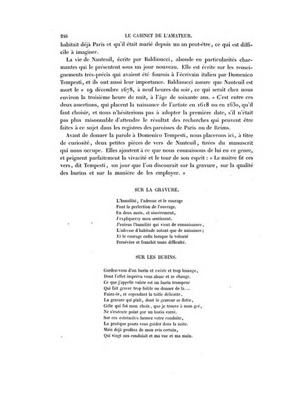 Le cabinet de l'amateur et de l'antiquaire revue des tableaux et des estampes anciennes, des objets d'art, d'antiquite et de curiosite