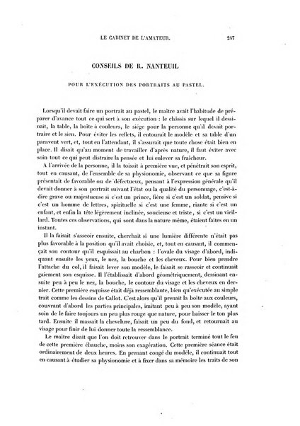 Le cabinet de l'amateur et de l'antiquaire revue des tableaux et des estampes anciennes, des objets d'art, d'antiquite et de curiosite