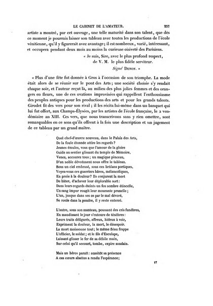 Le cabinet de l'amateur et de l'antiquaire revue des tableaux et des estampes anciennes, des objets d'art, d'antiquite et de curiosite