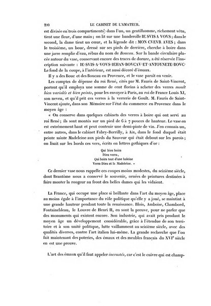 Le cabinet de l'amateur et de l'antiquaire revue des tableaux et des estampes anciennes, des objets d'art, d'antiquite et de curiosite