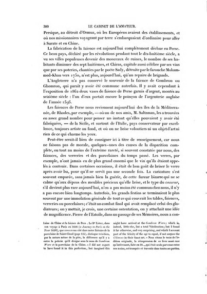 Le cabinet de l'amateur et de l'antiquaire revue des tableaux et des estampes anciennes, des objets d'art, d'antiquite et de curiosite