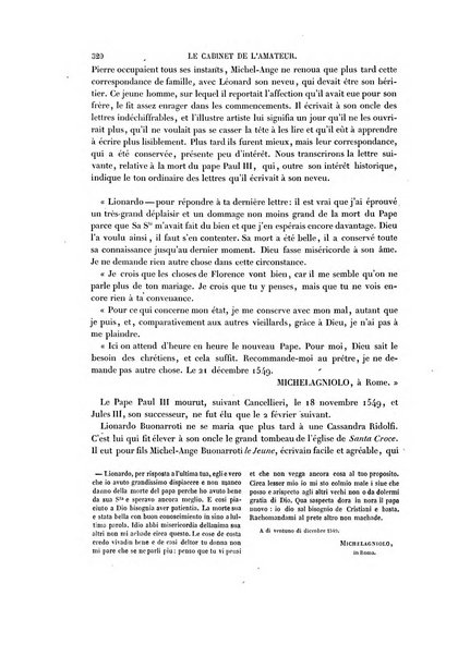 Le cabinet de l'amateur et de l'antiquaire revue des tableaux et des estampes anciennes, des objets d'art, d'antiquite et de curiosite