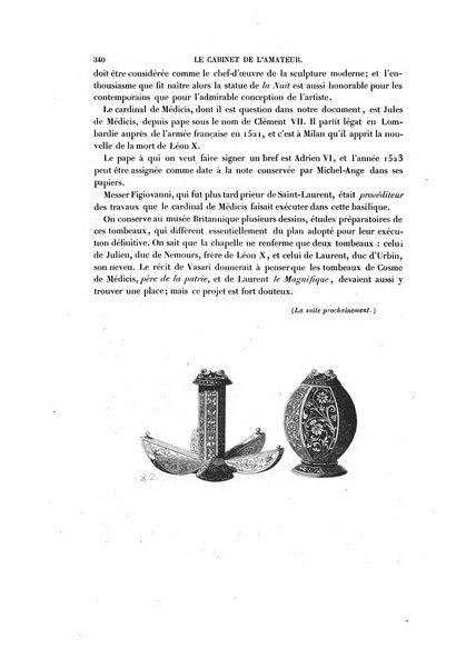 Le cabinet de l'amateur et de l'antiquaire revue des tableaux et des estampes anciennes, des objets d'art, d'antiquite et de curiosite