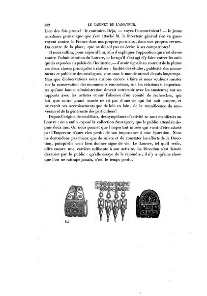 Le cabinet de l'amateur et de l'antiquaire revue des tableaux et des estampes anciennes, des objets d'art, d'antiquite et de curiosite