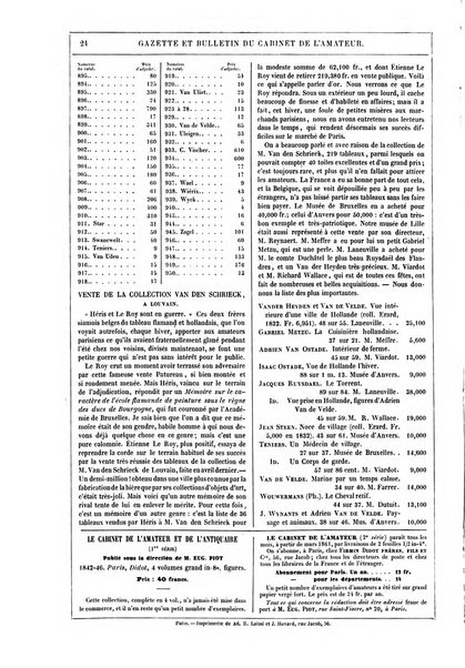 Le cabinet de l'amateur et de l'antiquaire revue des tableaux et des estampes anciennes, des objets d'art, d'antiquite et de curiosite