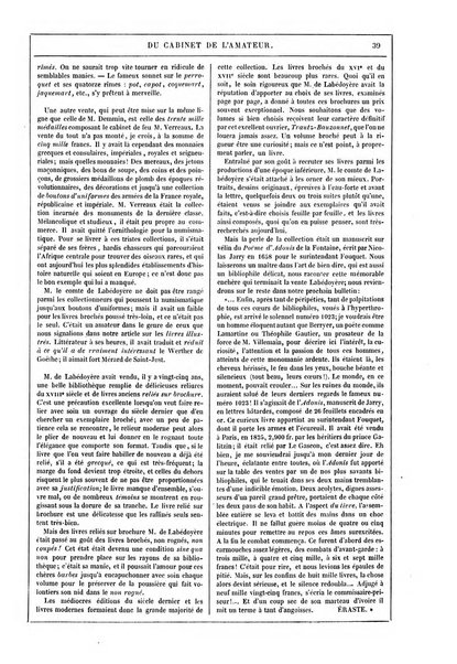 Le cabinet de l'amateur et de l'antiquaire revue des tableaux et des estampes anciennes, des objets d'art, d'antiquite et de curiosite